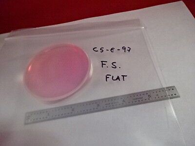 FLAT FUSED SILICA 3" dia DICHROIC OPTICAL MIL SPEC OPTICS AS PICTURED &C5-E-97