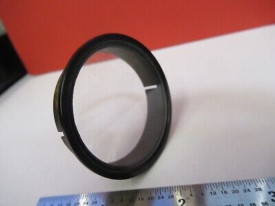 ANTIQUE STEREO COVER GLASS LENS MICROSCOPE PART OPTICS AS PICTURED &4B-A-11