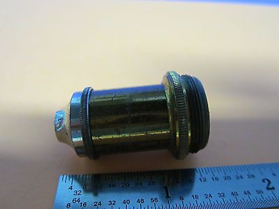 OPTICAL MICROSCOPE PART OBJECTIVE LEITZ GERMANY 3 VINTAGE OPTICS AS IS BIN#D7-94