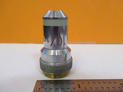 VICKERS ENGLAND OBJECTIVE 10X LENS OPTICS MICROSCOPE PART AS PICTURED &50-A-27