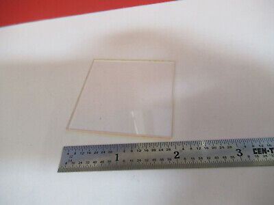 OPTICAL MIL SPEC PLATE BK7 GLASS OPTICS AS PICTURED #B1-A-20