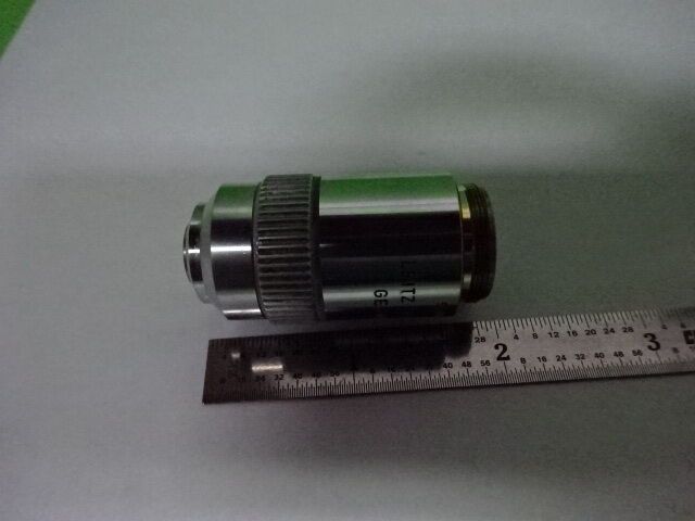 MICROSCOPE PART OBJECTIVE LEITZ WETZLAR GERMANY EF 40X OPTICS AS IS #4B-A-10