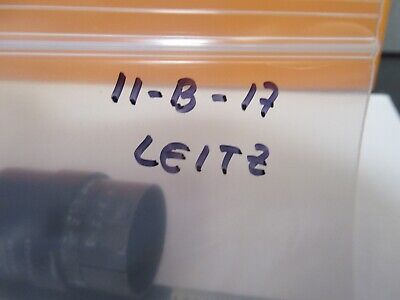 LEITZ GERMANY ILLUMINATOR LENS ASSEMBLY MICROSCOPE PART AS PICTURED &11-B-17