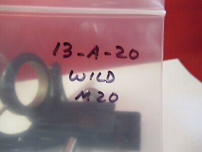 WILD M20 SWISS BRASS CONDENSER HOLDER MICROSCOPE PART AS PICTURED &13-A-20