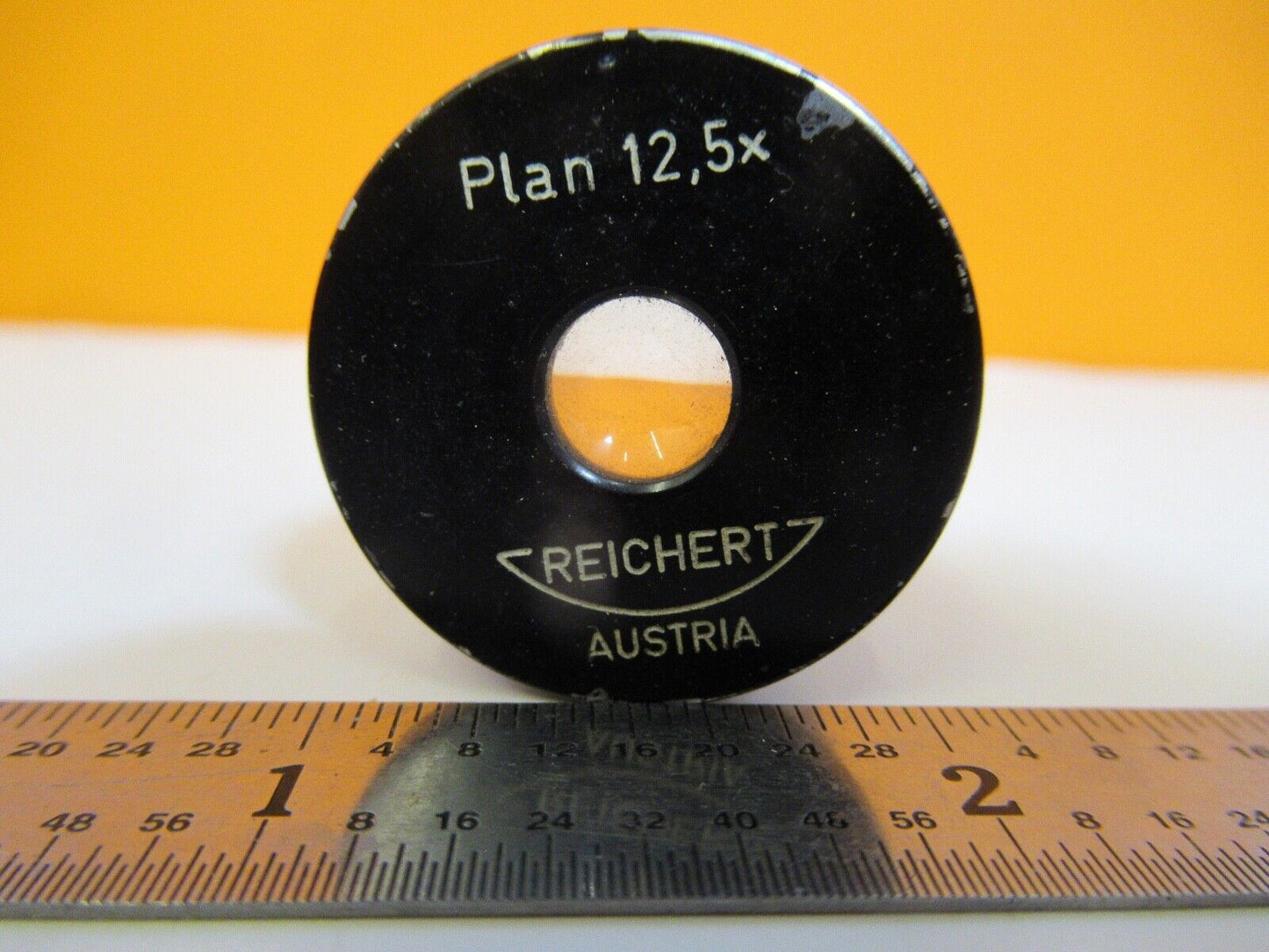 REICHERT AUSTRIA EYEPIECE PLAN 12.5X OPTICS MICROSCOPE PART AS PICTURED &A4-A-26