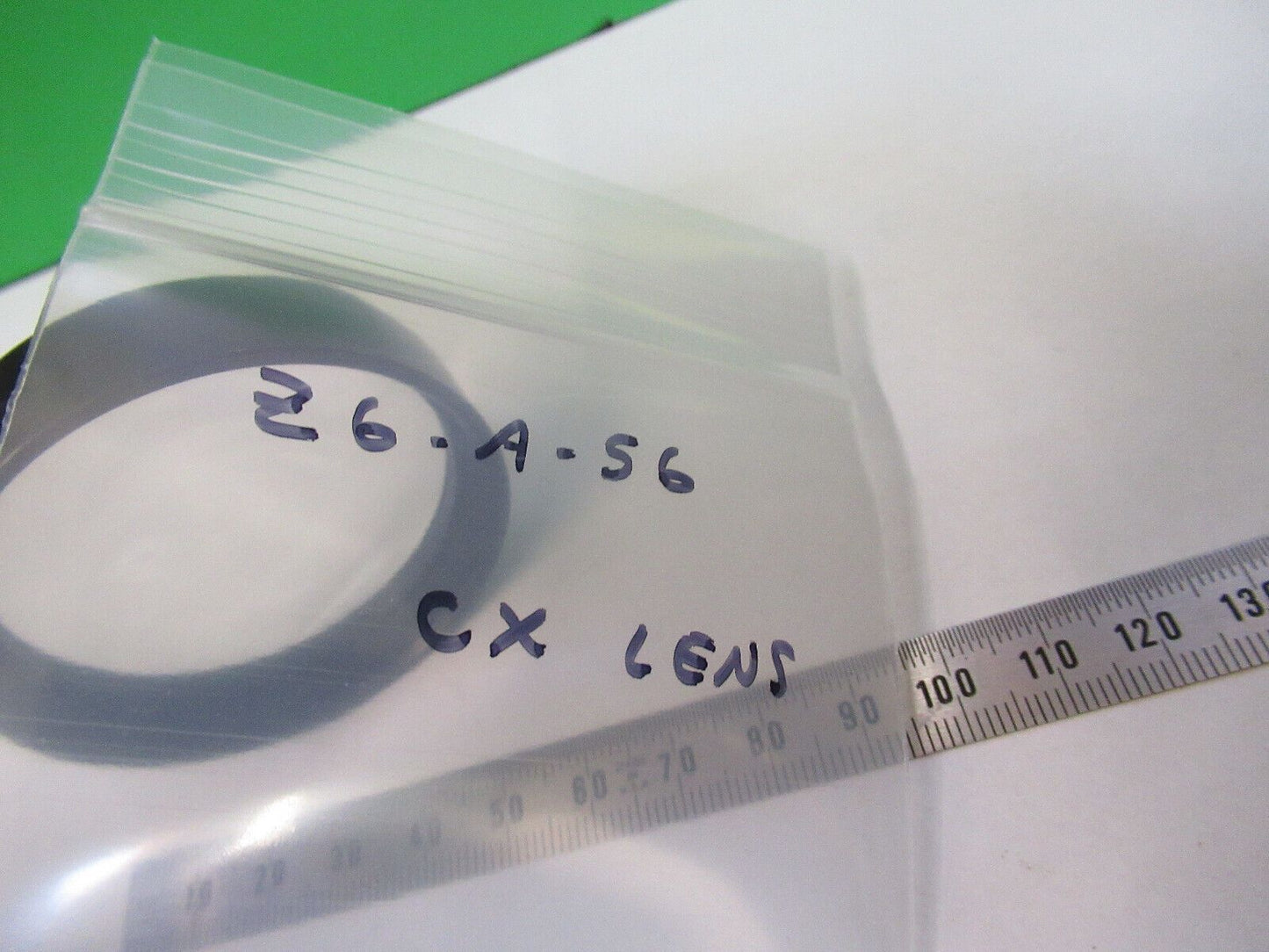 OPTICAL CONVEX LENS MOUNTED OPTICS AS PICTURED &Z6-A-56