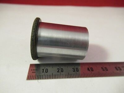 ANTIQUE BRASS EYEPIECE X10 BAKER LONDON MICROSCOPE PART AS PICTURED #66-A-41