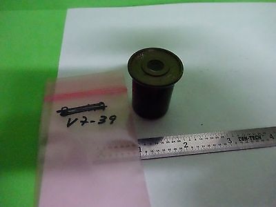 MICROSCOPE PART VINTAGE EYEPIECE 10X OPTICS AS IS BIN#V7-39