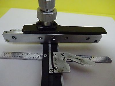 MIKROSKOP BÜHNE PROBE MIKROMETER DEUTSCHLAND AO 1580 AMERICAN OPTICS BIN#X3-28