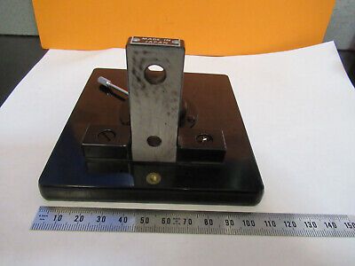 UNITRON JAPAN STAGE TABLE + IRIS DIAPHRAGM MICROSCOPE PART AS PICTURED &4B-FT-09