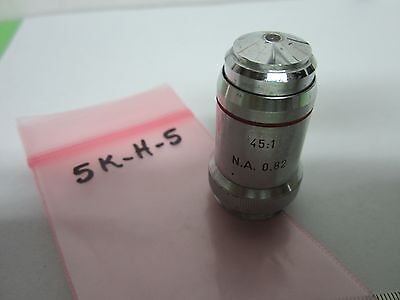 MICROSCOPE OBJECTIVE ROLYN GERMANY 45X OPTICS BIN#5K-H-5