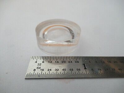 OPTICAL GLASS LENS PL-CC PLANO HIGHLY CONCAVE OPTICS AS PICTURED &F5-A-30