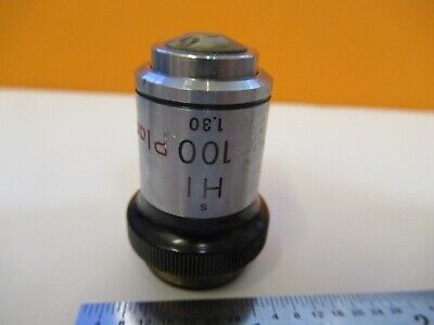 NIKON JAPAN OBJECTIVE PLAN 100X OPTICS MICROSCOPE PART AS PICTURED &FT-1-A-28