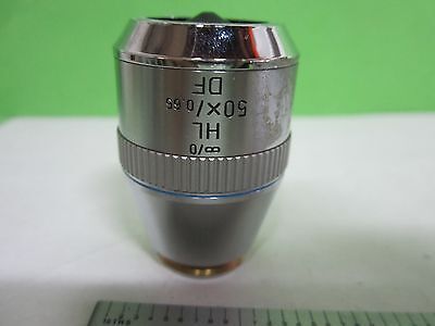 LEICA LEITZ OPTICAL MICROSCOPE PART OBJECTIVE HL 50X DF OPTICS BN# S9-40 ERGOLUX