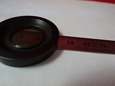 BAUSCH LOMB POL POLARIZER LENS MICROSCOPE PART OPTICS AS PICTURED &AM-A-09