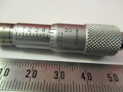 MITUTOYO JAPAN MICROMETER POSITIONING MICROSCOPE PART AS PICTURED &29-A-17