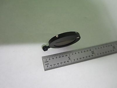 MICROSCOPE PART [burnt spot] POLARIZER ANALYZER POL OPTICS AS IS BIN#S2-B-26