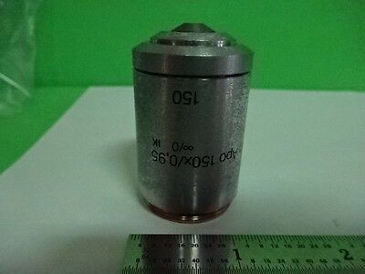 MICROSCOPE PART REICHERT POLYVAR OBJECTIVE DIC APO IK 150X OPTICS AS IS #AI-22