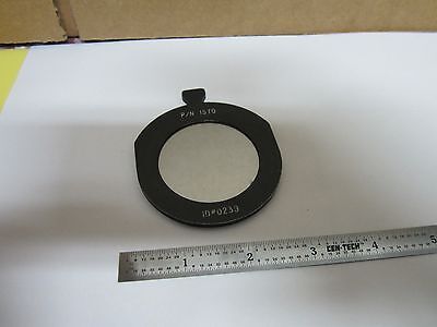 OPTICAL FILTER SLIDE ND 0.6 LASER OPTICS AS IS BIN#G4-12