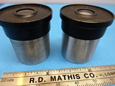 LOT 2 EA UNITRON Ke15x EYEPIECE OCULAR OPTICS MICROSCOPE PART AS IS &90-A-27