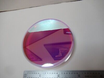 OPTICAL FLAT COATED 3" DIAMETER FUSED SILICA ZYGO OPTICS AS PICTURED &16-A-15