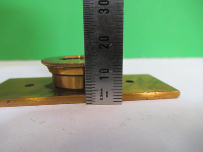 ANTIQUE BRASS COMPRESSORIUM UK SLIDE WATSON MICROSCOPE PART AS PICTURED &R2-B-60