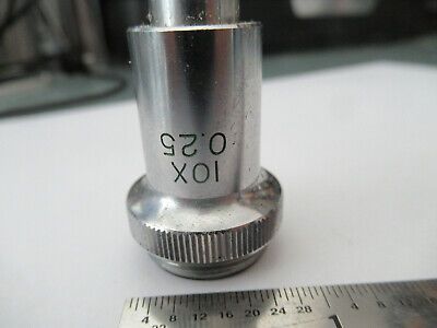 SWIFT 10X OBJECTIVE LENS MICROSCOPE PART OPTICS AS PICTURED &4B-FT-30