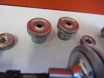 SPENCER AO LOT SET of KNOBS VINTAGE MICROSCOPE PART AS PICTURED &A7-B-16