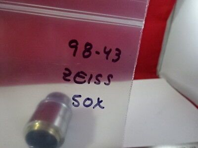 ZEISS GERMANY OBJECTIVE NEOFLUAR HD 50X 442354 MICROSCOPE PART OPTICS &98-43