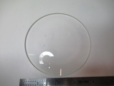 OPTICAL LENS BK7 CONCAVE CONVEX 4" DIAMETER LASER OPTICS AS PICTURED &18-A-27