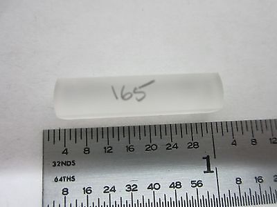 OPTICAL BI CONVEX LENS BAR 165 OPTICS AS IS BIN#R8-24