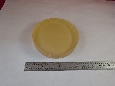 OPTICAL FLAT 3" DIAMETER UNCOATED POLISH DULL ZERODUR LASER OPTICS AS IS #80-06