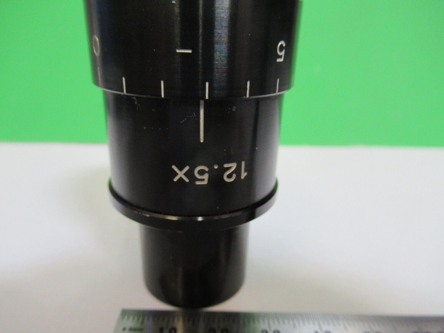 UNKNOWN EYEPIECE 12.5X VARIABLE OPTICS MICROSCOPE PART AS PICTURED H7-B-36