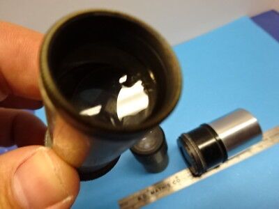 FOR PARTS LOT EYEPIECES [dirty, scratch, chips] MICROSCOPE PART AS IS #90-65