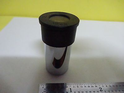 MICROSCOPE PART WILD HEERBRUGG SWISS EYEPIECE 10xK OPTICS AS IS BIN#W9-27