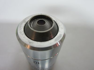 MICROSCOPE REICHERT JUNG OBJECTIVE 10X DIC INFINITY OPTICS BIN#F4-28