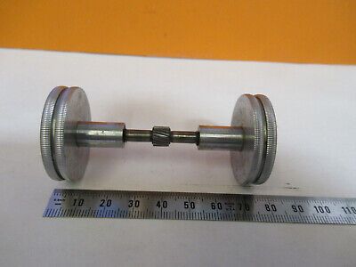 BAUSCH LOMB ANTIQUE STAGE KNOBS MICROSCOPE PART AS PICTURED P6-A-170