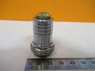 VINTAGE BAUSCH LOMB 43X OBJECTIVE OPTICS MICROSCOPE PART AS PICTURED &W3-B-39