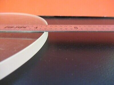 FOR PARTS OPTICAL HUGE GLASS PLATE 4.25" DIAMETER OPTICS AS PICTURED &Q1-A-96