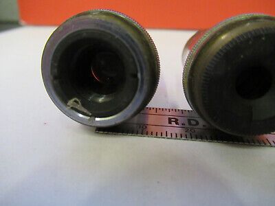 VINTAGE LOT SPENCER OBJECTIVE  10X 44X MICROSCOPE PART AS PICTURED #W8-FT-07