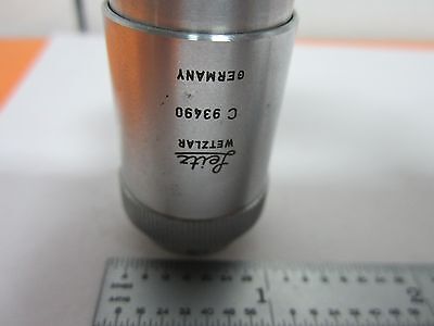 MICROSCOPE OBJECTIVE LEITZ WETZLAR GERMANY PL 32X OPTICS BIN#K9-63