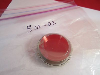 OPTICAL TRUNCATED AMBER FILTER [chipped] LASER OPTICS BIN#5M-02