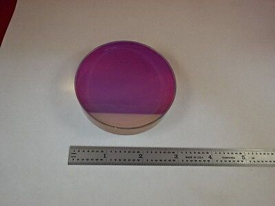 OPTICAL FLAT DICHROIC ZERODUR COATED MIRROR 3" DIA ZYGO OPTICS AS IS #R1-B-01