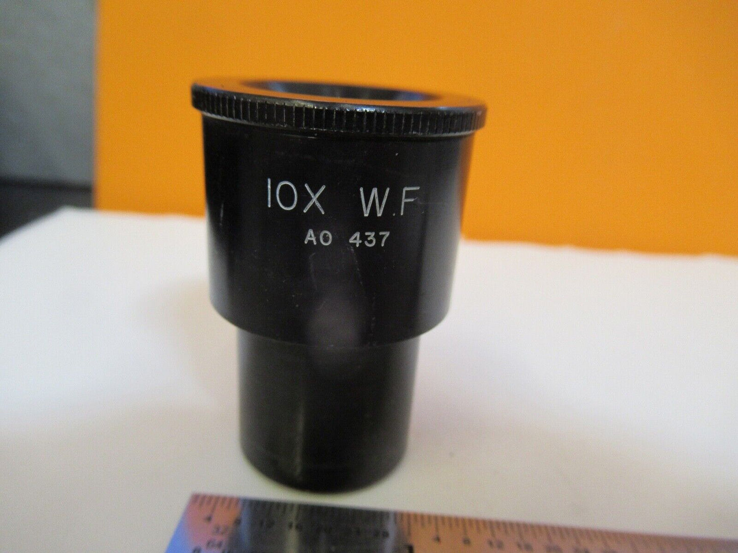 AO CAT 437 AMERICAN EYEPIECE 10X OPTICS MICROSCOPE PART AS PICTURED &A4-A-38