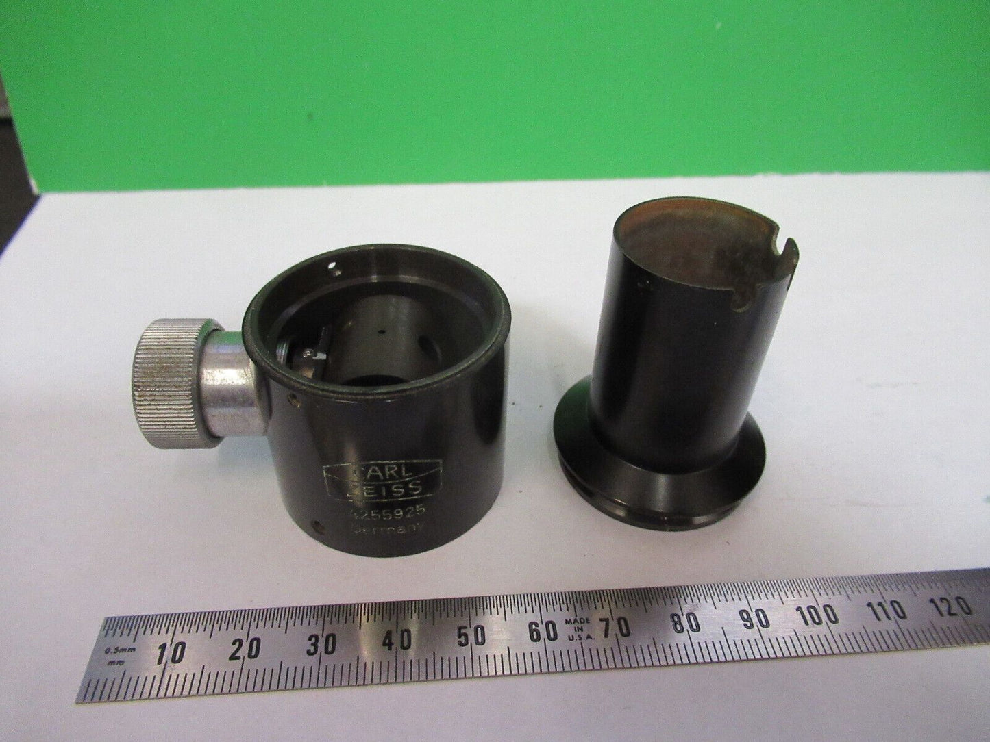 ANTIQUE CARL ZEISS POL GERMANY TUBUS CONUS N MICROSCOPE PART AS PICTURED F4-B-19