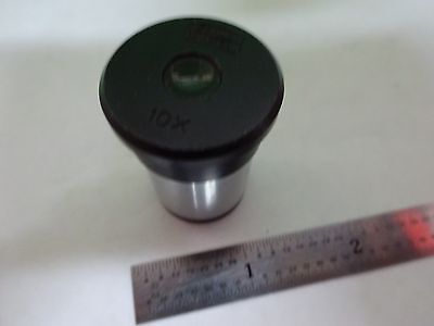 MICROSCOPE PART EYEPIECE CARL ZEISS GERMANY OCULAR 10X  OPTICS BIN#U3-A-2