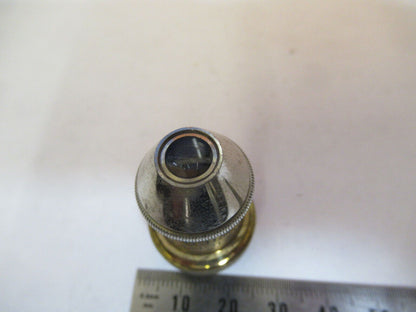 ANTIQUE REICHERT AUSTRIA #3 OBJECTIVE LENS MICROSCOPE PART AS PICTURED #P2-A-25