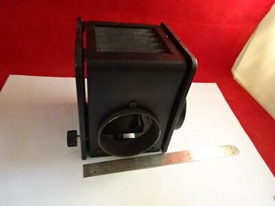 NIKON JAPAN PLASTIC HOUSING ILLUMINATOR EMPTY LAMP MICROSCOPE PART AS IS 4B-A-13