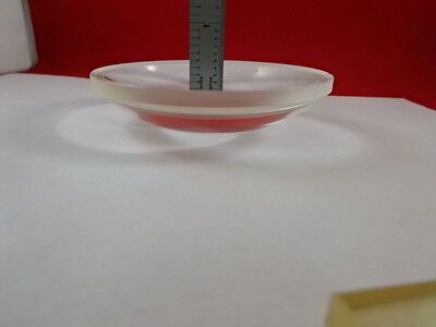 OPTICAL LARGE CONVEX + HIGHLY CONCAVE LENS LASER OPTICS AS IS BIN#L2-B-01