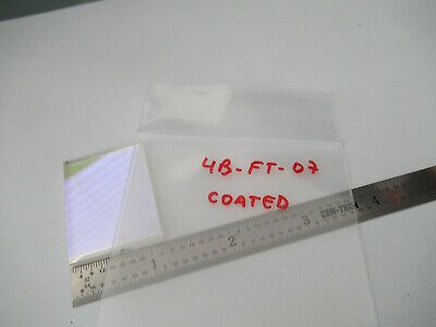 GOOD OPTICAL MIL SPEC COATED BK7 GLASS SHEET LASER OPTICS AS PICTURED &4B-FT-07